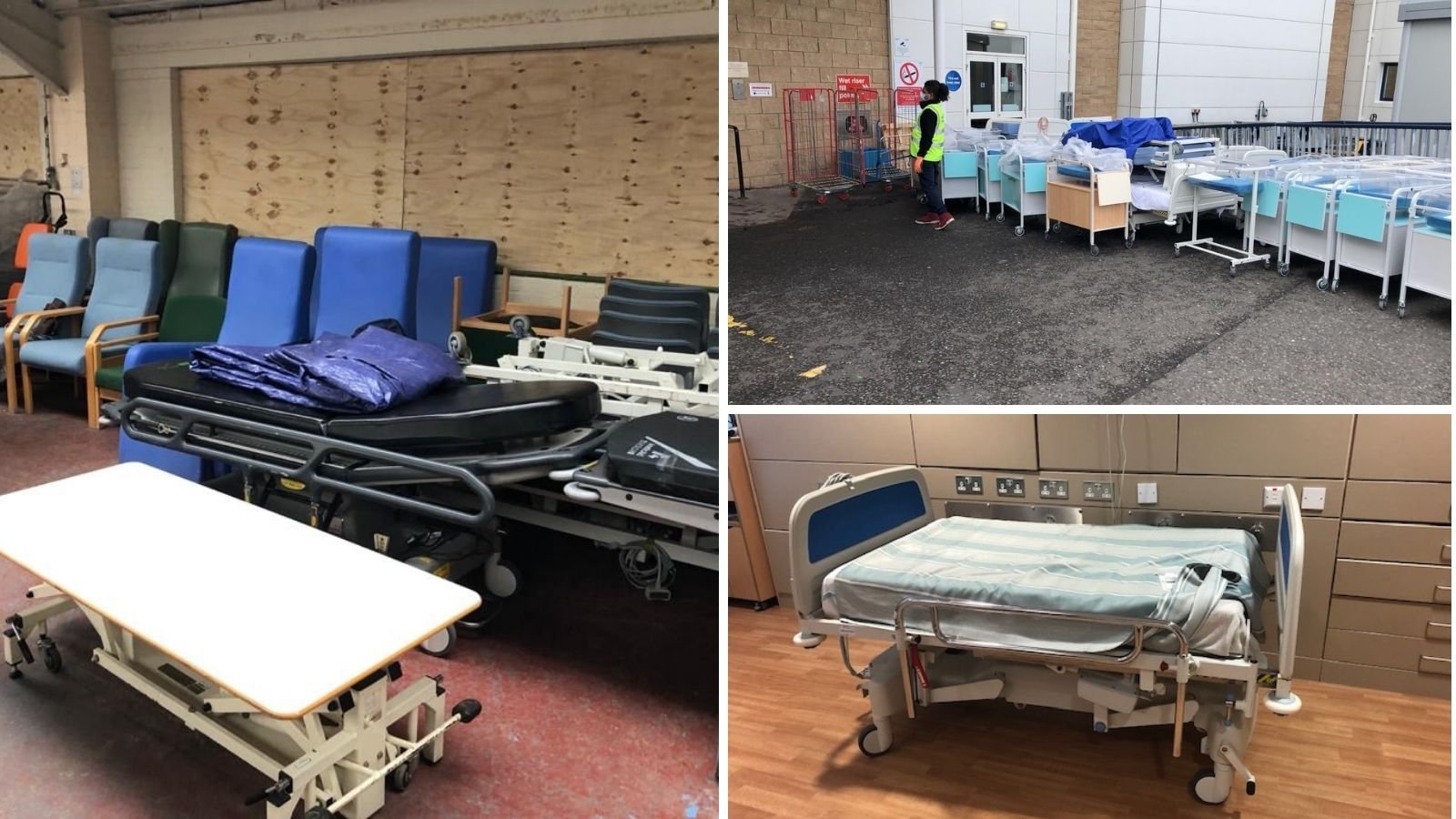 Devon and Exeter NHS Trust donates hospital furniture to international